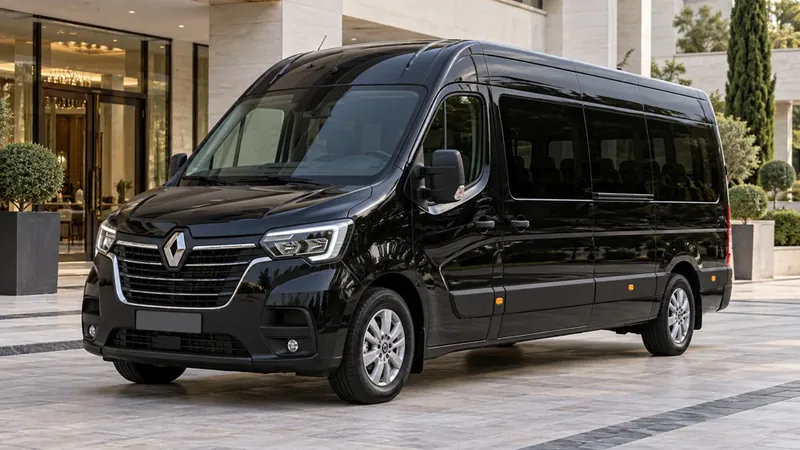 Renault Master executiva preta — imagem ilustrativa